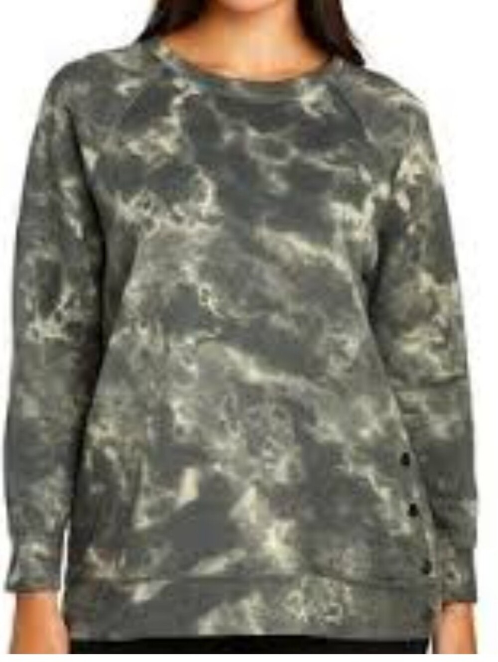 Como Vintage Women's Tie-Dye Crewneck Pullover Top Size XL